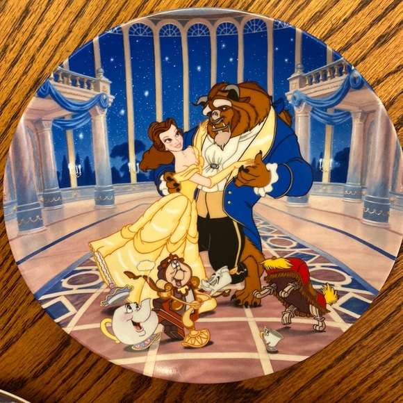 Disney Other - Walt Disney Beauty and the Beast Love’s First Dance Porcelain Decorative plate